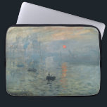クロードモネインプレッションサンライズソレイルバント ラップトップスリーブ<br><div class="desc">印象派絵画の風景のby Claude Monet - クラシック最高傑作 – クロード・モネの自然ス絵画リーズ – Impression Sunrise Soleil Levant</div>