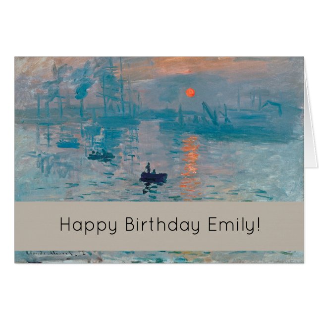 クロードモネインプレッションサンライズフランスの (正面横)