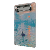 クロードモネインプレッションサンライズフランスの ミニクリップボード (アングル2)