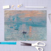 クロードモネインプレッションサンライズフランスの 薄葉紙 (クラフト)