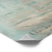 クロードモネインプレッションサンライズ絵を描ズアートプリント ポスター (角)