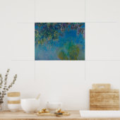 クロードモネウィステリアファインアートフローラギャラリーHD ポスター (キッチン)