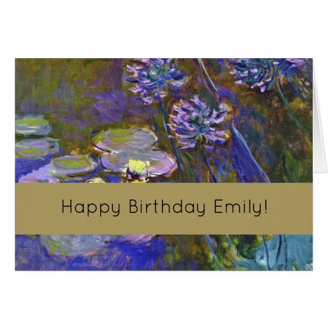 クロードモネウォーターリリーアガパンサス (正面横)