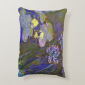 クロードモネウォーターリリーアガパンサス アクセントクッション (裏面(縦))