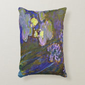 クロードモネウォーターリリーアガパンサス アクセントクッション (正面(垂直))