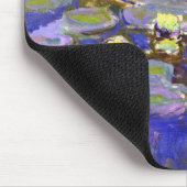 クロードモネウォーターリリーアガパンサス マウスパッド (コーナー)