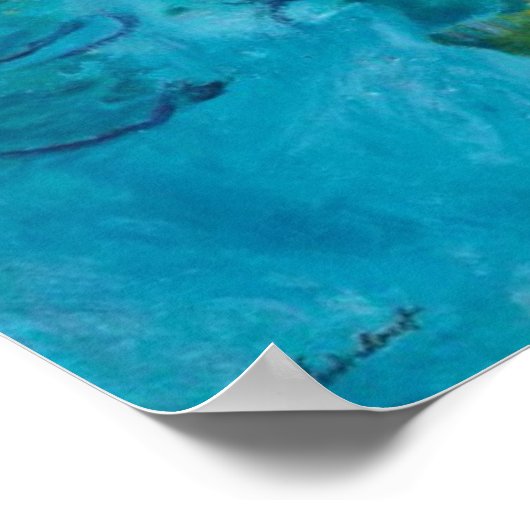 クロードモネウォーターリリーニンフェアスギャラリーHD ポスター (角)