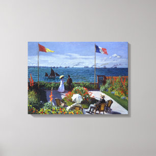 クロードモネガーデンアットサイント – アドレッセ キャンバスプリント