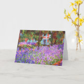 クロードモネガーデンアットジヴェニー カード (黄色い花)