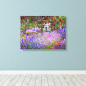 クロードモネガーデンアットジヴェルニー キャンバスプリント (インサイチュ (ウッドフロア))