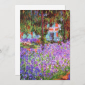 クロードモネガーデンアットジヴェルニー 招待状 (正面/裏面)