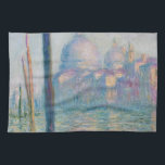 クロードモネグランドカナルヴェネツィアイタリアトラベル キッチンタオル<br><div class="desc">Claude Monetによる絵画印象派の風景 – クラシック最高傑作 – クロード・モネの印象派のシリー絵画ズ – Grand Canal Venice</div>