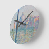 クロードモネグランドカナルヴェネツィアイタリアトラベル ラウンド壁時計 (傾斜)