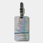 クロードモネグランドカナルヴェネツィアイタリアトラベル ラゲッジタグ (正面縦)