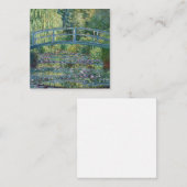 クロードモネグリーン調和 ノートカード (正面/裏面)