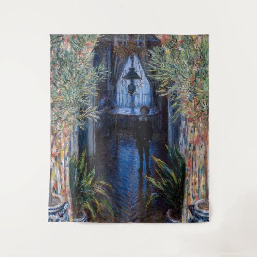 クロードモネコーナーオブザアパートメント タペストリー (正面)