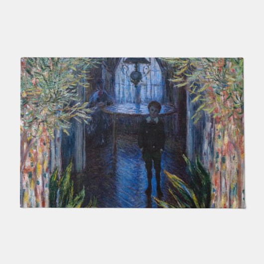 クロードモネコーナーオブザアパートメント ドアマット (正面)