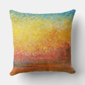 クロードモネサンセットインヴェネツィア印象派アート クッション (裏面)