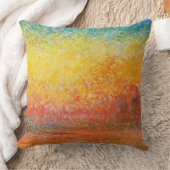 クロードモネサンセットインヴェネツィア印象派アート クッション (ブランケット)