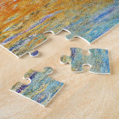 クロードモネサンセットインヴェネツィア印象派アート ジグソーパズル (側面)