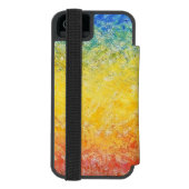 クロードモネサンセットインヴェネツィア印象派アート INCIPIO iPhoneウォレットケース (フォリオ裏面)