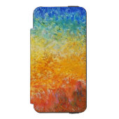 クロードモネサンセットインヴェネツィア印象派アート INCIPIO iPhoneウォレットケース (フォリオ 正面)