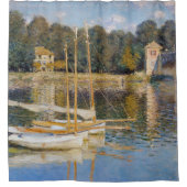 クロードモネザアルジェンティウイルブリッジ シャワーカーテン (正面)