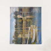 クロードモネザアルジェンティウイルブリッジ タペストリー (正面)