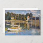 クロードモネザアルジェンティウイルブリッジ 招待状 (正面/裏面)