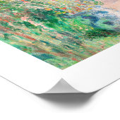 クロードモネザアーティストガーデンアットヴェテウイルプリント ポスター (角)