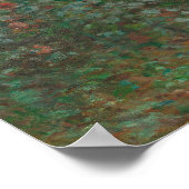 クロードモネザアーティストガーデンフランスのオールドアート ポスター (角)