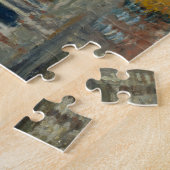 クロードモネザウィンドミル絵画ヴィンテージ ジグソーパズル (側面)