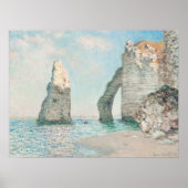 クロードモネザクリフスアットエトレタ絵画ットの芸術 ポスター (正面)