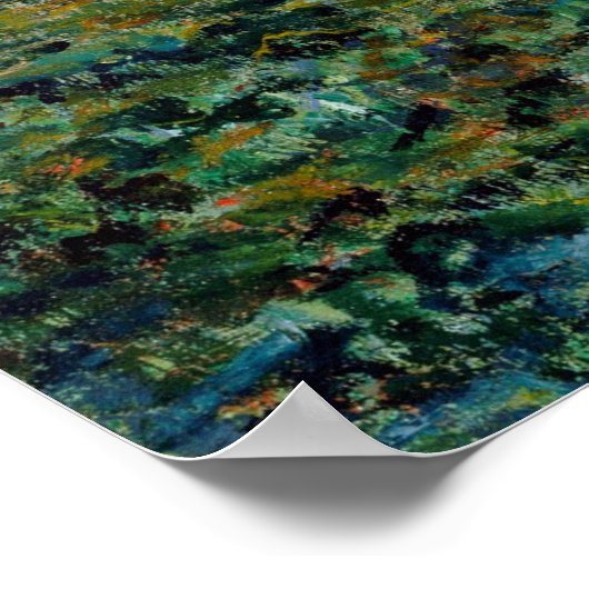 クロードモネザセーヌアットヴェテウイル ポスター (角)