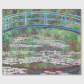 クロードモネザフットブリッジ日本のヴィンテージアート ラッピングペーパー (フラット)