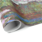 クロードモネザフットブリッジ日本のヴィンテージアート ラッピングペーパー (ロールコーナー)