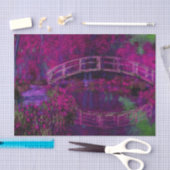 クロードモネザブリッジ日本のパープル 薄葉紙 (クラフト)