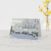 クロードモネザマグピー カード (黄色い花)