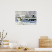 クロードモネザマグピー ポスター (キッチン)