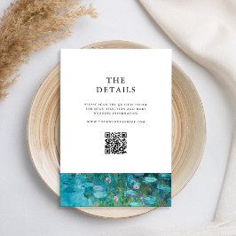 クロードモネスイリ結婚ーズ エンクロージャーカード