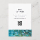 クロードモネスイリ結婚ーズ エンクロージャーカード (正面)