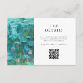 クロードモネスイリ結婚ーズ エンクロージャーカード (正面)