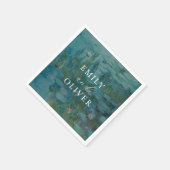 クロードモネスイリ結婚ーズ スタンダードカクテルナプキン (角)