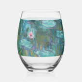 クロードモネスイリ結婚ーズ ステムなしワイングラス (裏面)