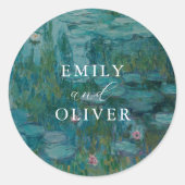 クロードモネスイリ結婚ーズ ラウンドシール (正面)