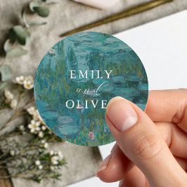 クロードモネスイリ結婚ーズ ラウンドシール