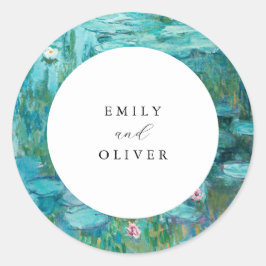 クロードモネスイリ結婚ーズ ラウンドシール