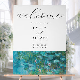 クロードモネスイレージュウェルカム結婚ズ アクリルサイン