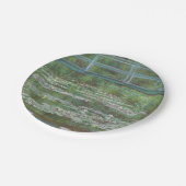 クロードモネズザフットブリ日本のッジ ペーパープレート (アングル)