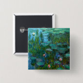 クロードモネズニンフェア 缶バッジ (正面&裏面)